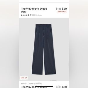 Everlane high waisted tensel trousers. Size 6